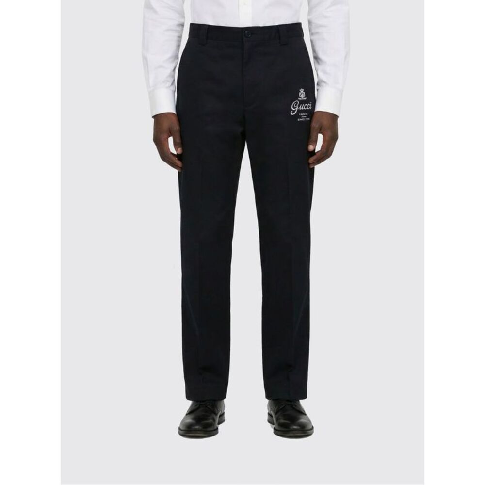 Gucci Men Cotton Tailored Trousers Gucci